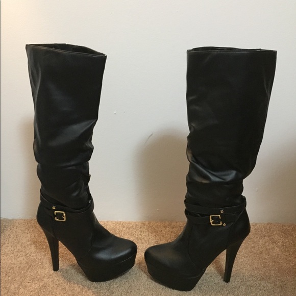 Knee high platform boots - Picture 4 of 5